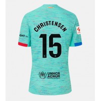 Barcelona Andreas Christensen #15 Tretí futbalový dres 2023-24 Krátky Rukáv